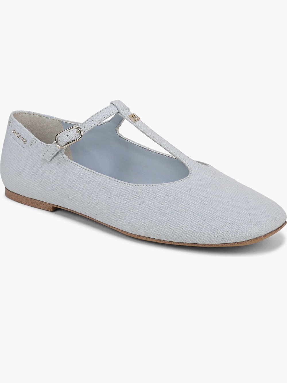 Franco Sarto Light blue Marylee T-strap Mary Jane Flats NWT